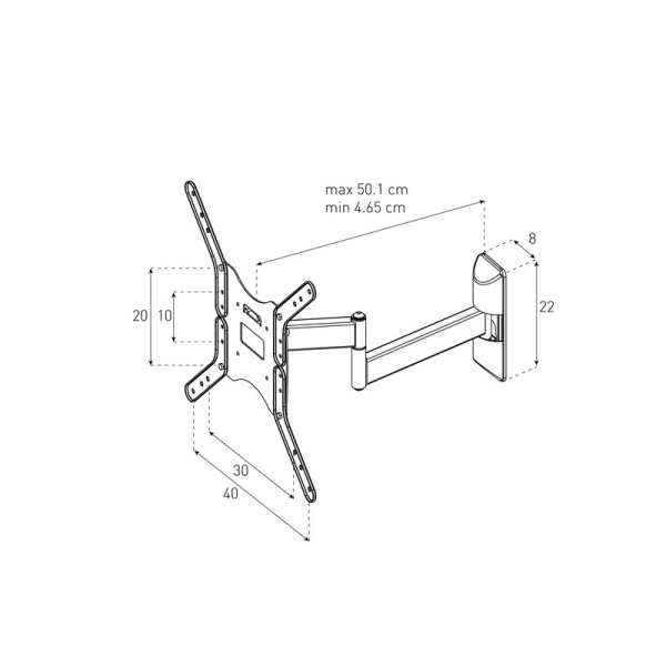 Крепление Sonorous Surefix 521 26"-65"